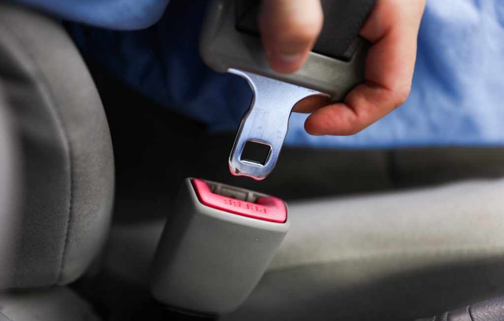 seat belt and buckle, symbolizing safety and accident prevention, a powerful image against drunk driving and promoting responsible habits